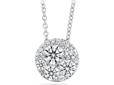 Tessa Diamond Circle Pendant Online now