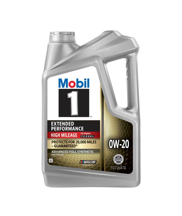 MOBIL 1 EXTENDED PERFORMANCE HGH MILEAGE FOR 20.000 MILES 0W-20 5QT (3 park) Discount