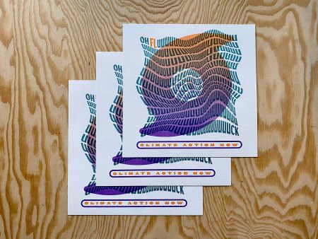 Hurricane Risograph Print Online now